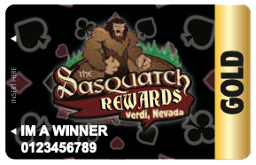 Sasquatch Gold Rewards Card