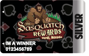 Sasquatch Silver Rewards Card